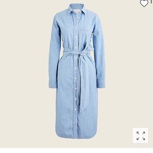 J Crew Classic fit chambray shirts dress.